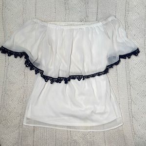 Off-shoulder shirt- Charming Charlie
